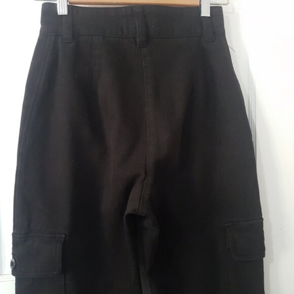 Aritzia Wilfred High Rise Free Modern Cargo Pant  Black Sz 0 - Picture 8 of 16